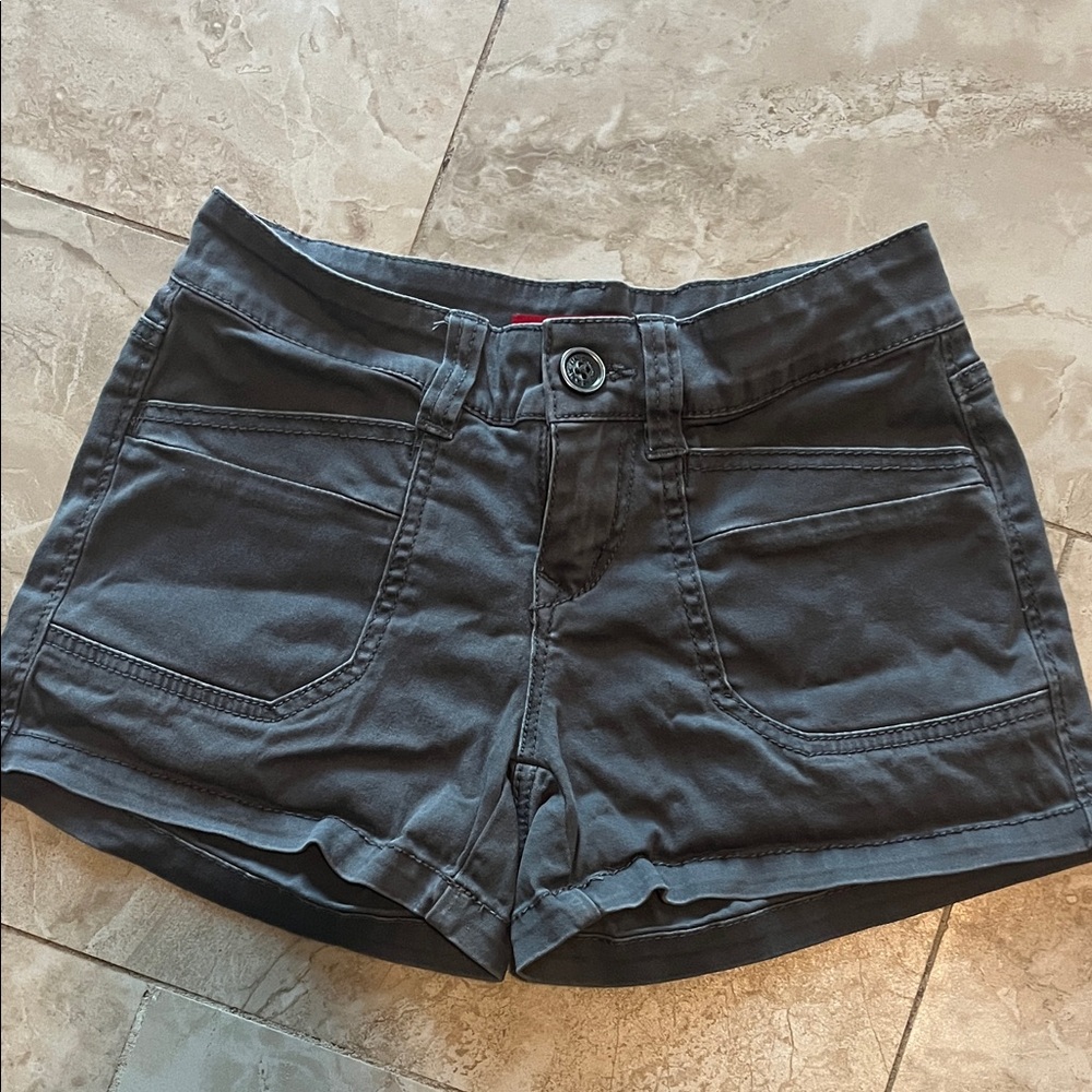 Women's Black Denim Shorts